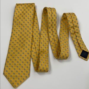Brooks Brothers Yellow Flower Tie